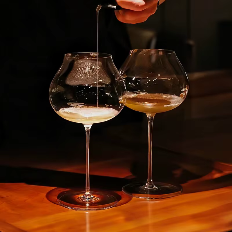 Verre à vin européen, verre bordeaux en cristal, gobelet à vin extrêmement fin fait à la main