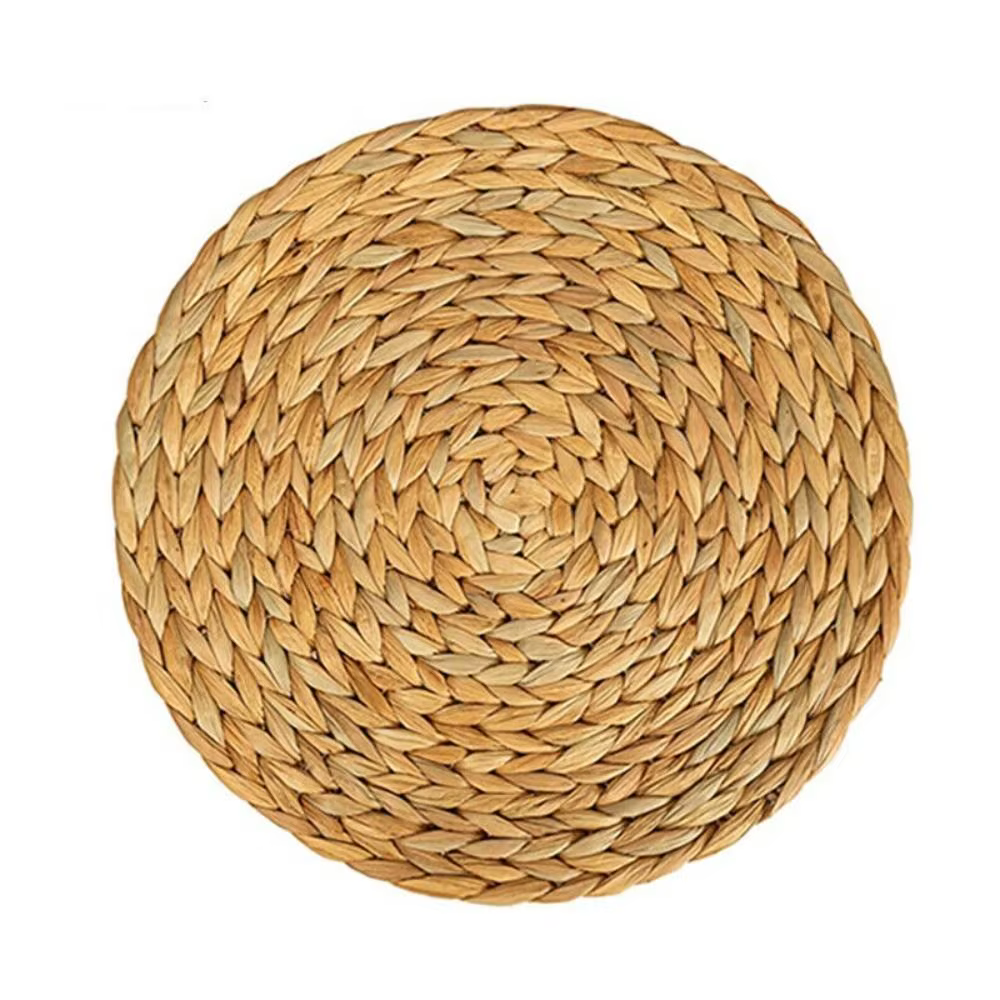 Sets de Table Tissés en Rotin et Paille Naturelle, Accessoire de Standard pour la Décoration de la M