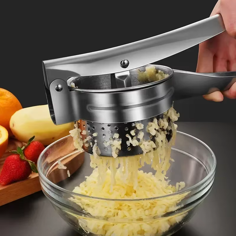 Presse-purée RicerPress purée de pommes de terre en acier inoxydable, purée de concassage, presse-fr