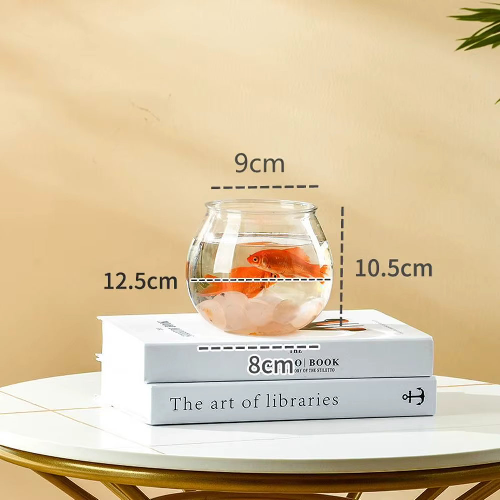 Petits aquariums ornementaux pour poissons et reptiles, bol à poisson, verre haute transparence, bon