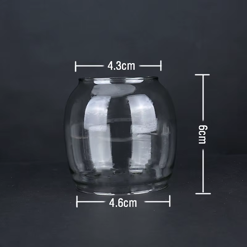 Abat-jour en verre pour lampe de cheval, abat-jour circulaire rétro nostalgique pour lampe d'extérie