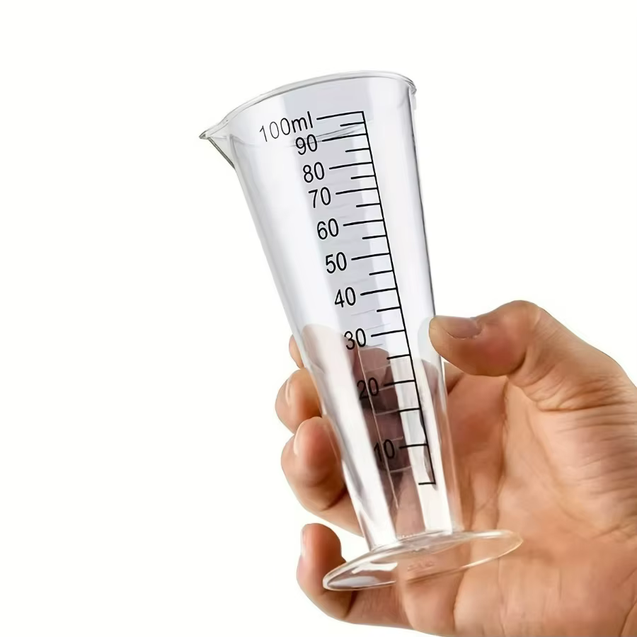 Tasse à mesurer en plastique de qualité alimentaire de 100 ml avec balance – Sans BPA, parfaite pour