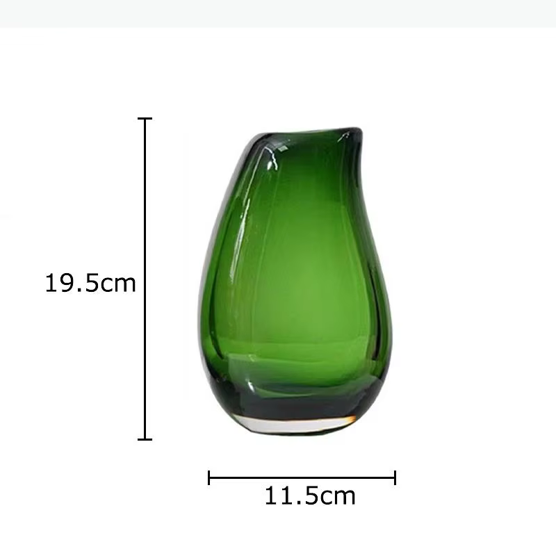 Vase en verre transparent à double couche, pots de fleurs hydroponiques, décoration de bureau, arran