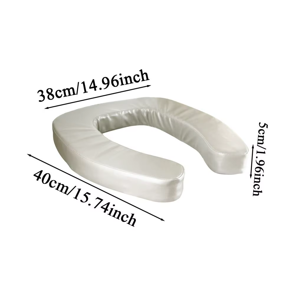 Siège de toilette portable antidérapant et imperméable avec rembourrage, aide à la levée pour person