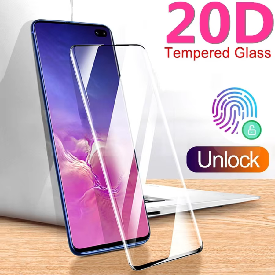 Verre trempé pour Samsung galaxy S10 5G S9 S8 Plus S7 S6 Edge Plus S10E 20D Film de protection d'écr