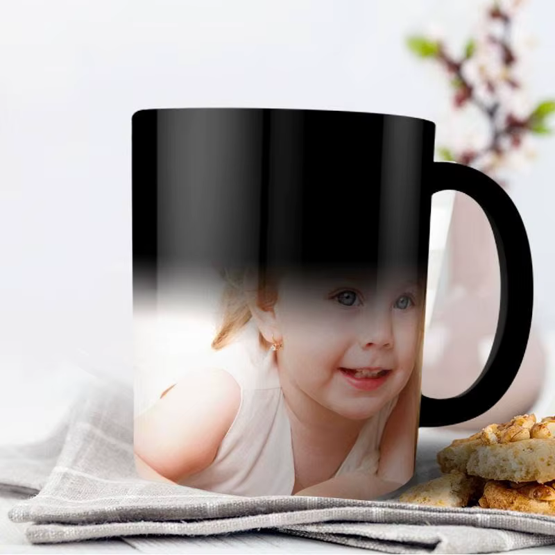 Personnalisez votre propre tasse à couleur changeante de conception, tasse magique Photo, cadeau pou