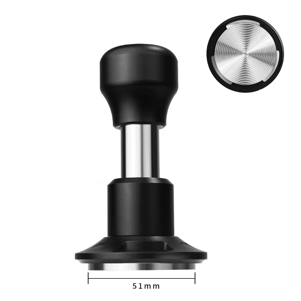 Tamper à café à force constante en acier inoxydable 58,5 mm 53 mm 51 mm Tamper à café à ressort à pr
