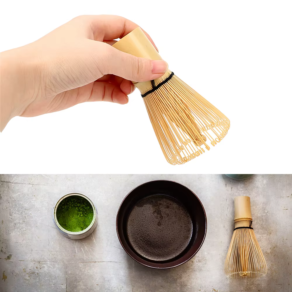 Cérémonie japonaise bambou Chasen 100 Matcha thé vert poudre fouet brosse à thé accessoires de cuisi