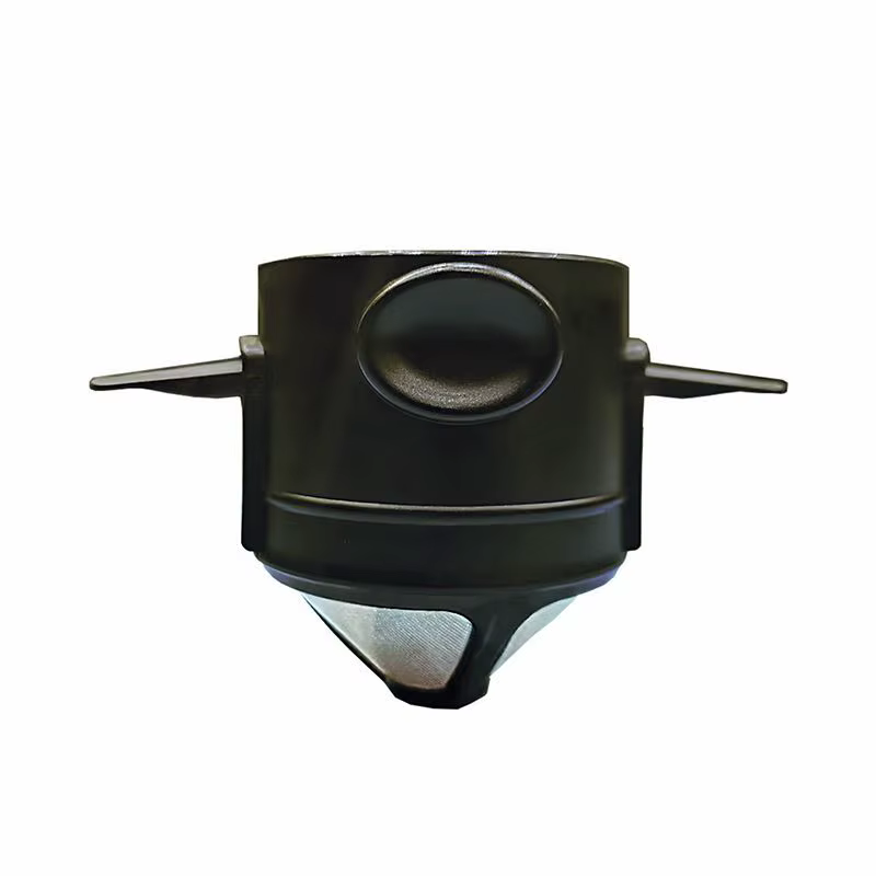 Filtre à café portable pliable réutilisable avec maille double couche pour infusion par déversement 