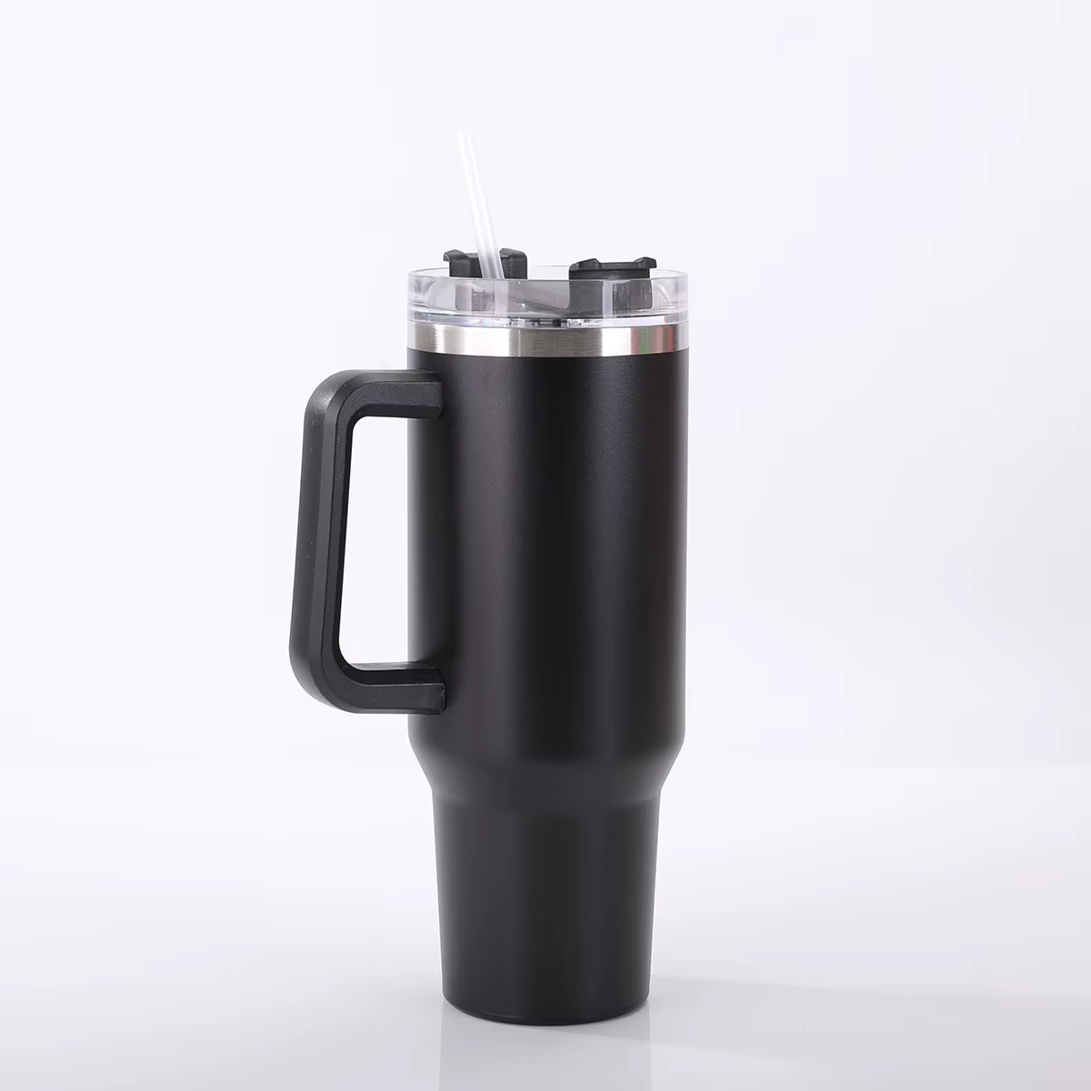 Tasse thermos personnalisée de 40oz, avec poignée, gobelet isolé avec couvercles, paille, café en ac