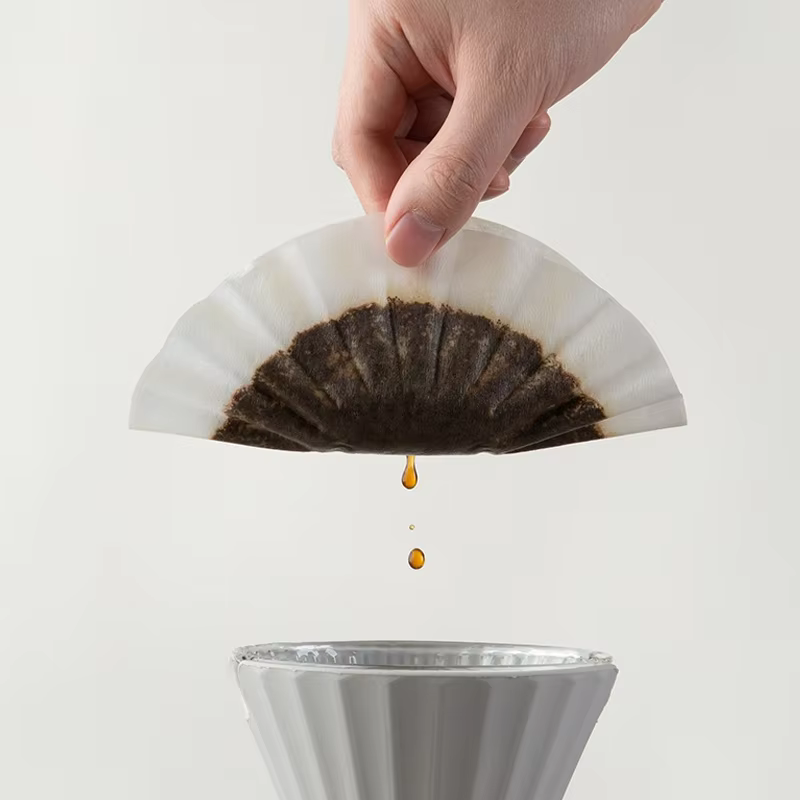 Papier filtre à café YRP 50 feuilles 1-2 tasses 3-4 tasses filtre en papier # 155 # 185 Pour Over Co