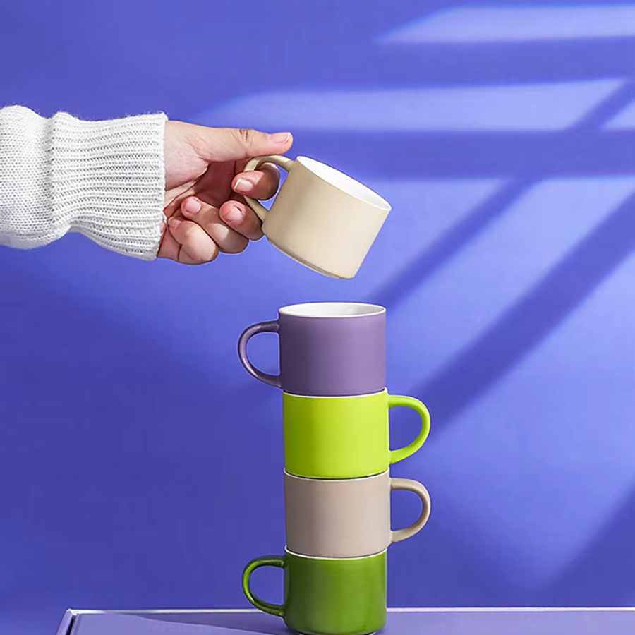 Ensemble de petites tasses à café en céramique, service à lait et à thé, tasse de 2.7oz pour thé, la