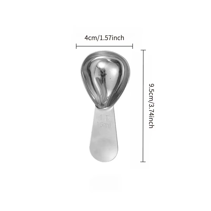 Nouveau cuillère à café à manche court en acier inoxydable cuillère à lait en poudre cuillère à grai