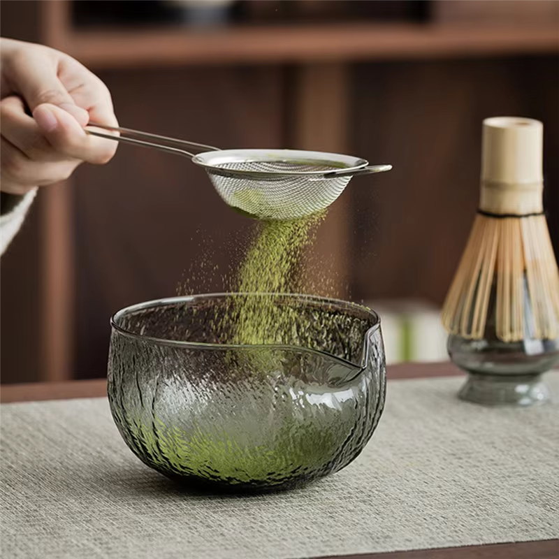 KYCOR-Matcha tasse bol Matcha-Kit de fabrication 5 pièces Matcha-fouet ensemble Matcha en verre tran
