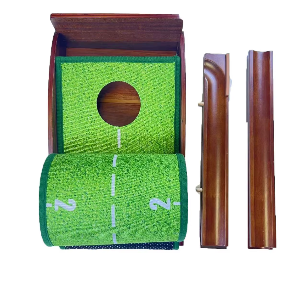 Tapis d'intérieur vert avec retour automatique de balle, idéal pour la maison, le bureau et l'extéri