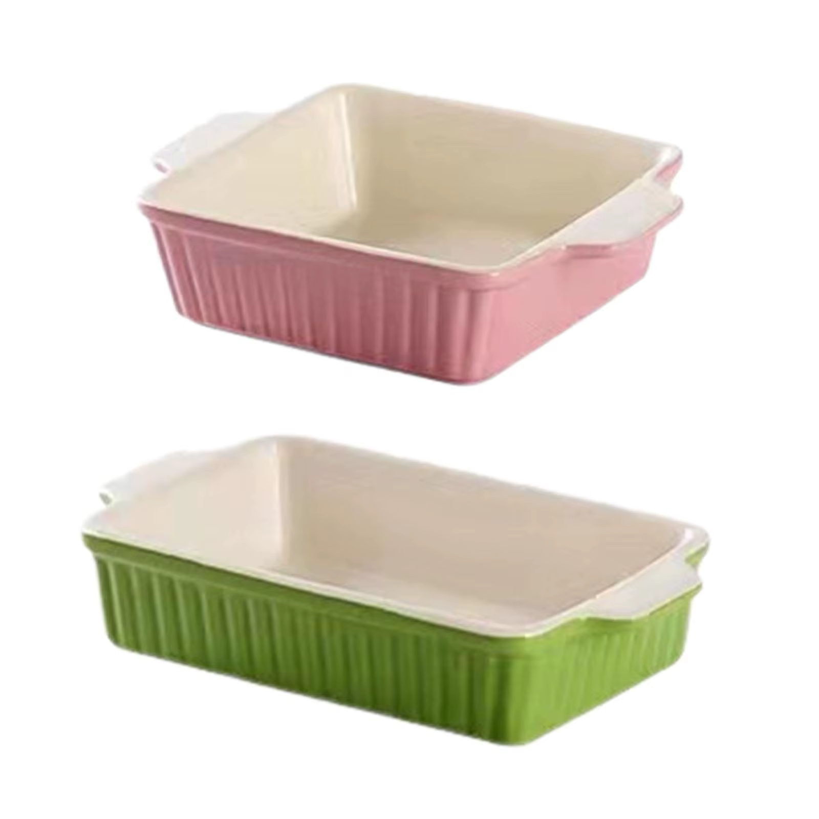 Ustensiles de cuisson en céramique, plats de cuisson en porcelaine pour la cuisson du Banquet au fou