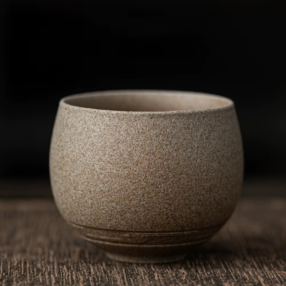 Tasse à thé en grès japonais, tasse principale rétro de Style ancien, tasse à café faite à la main d