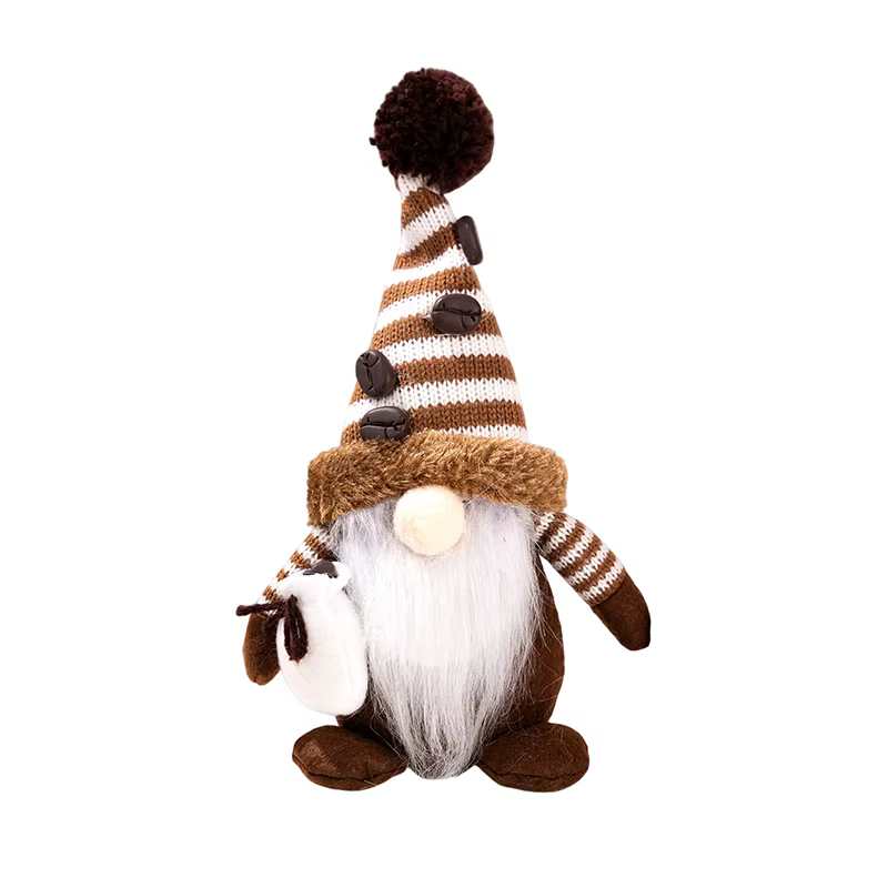 Coffee Gnome - Décoration d'intérieur, accessoires de bar à café - Cadeaux de gnomes à thème pour fe