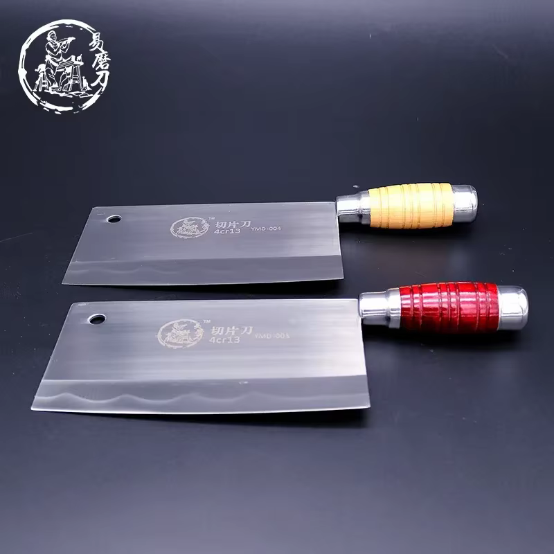 Couteau à couperet tranchant en acier inoxydable, couteau de Chef, couteau de cuisine chinois, coupe