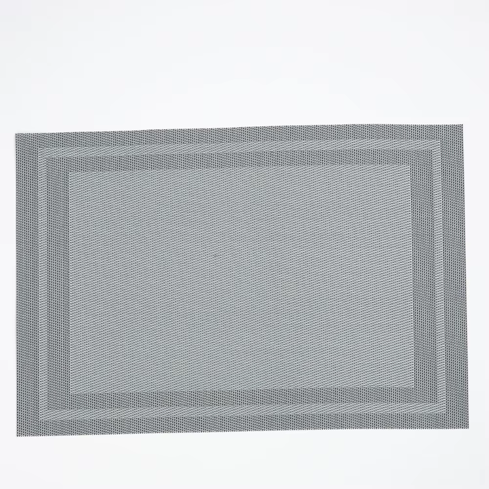 Ensemble de 4 sets de table, napperon en vinyle tissé résistant à la chaleur, tapis de table en PVC 