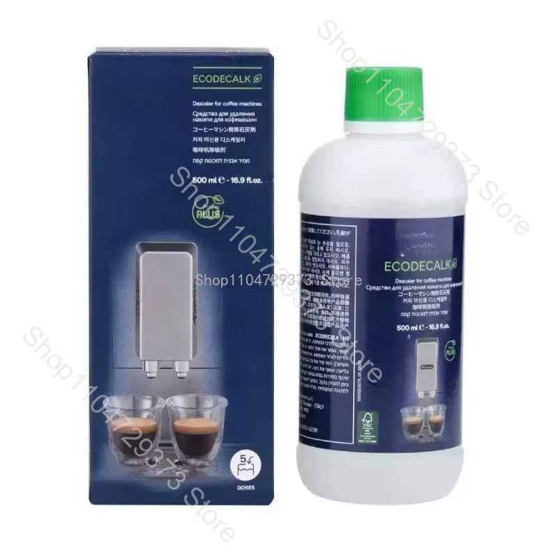 Agent détartrant pour machine à café compatible DeLonghi, liquide détartrant, liquide d'entretien 50