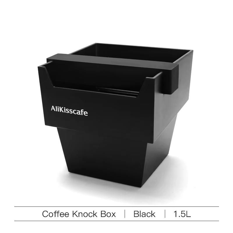 Boîte à café antidérapante avec barre amovible, poubelle de broyage, antidérapante, absorbant les ch
