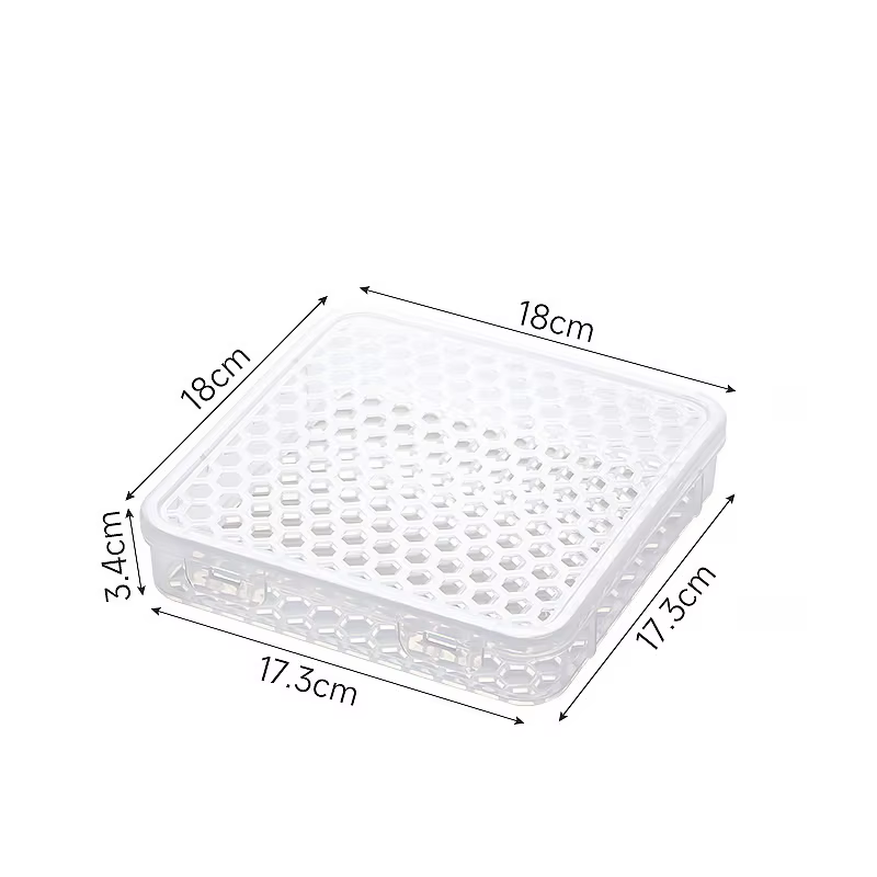 Boîte de rangement de couverts lavable au lave-vaisselle, conception creuse Double face pour couteau