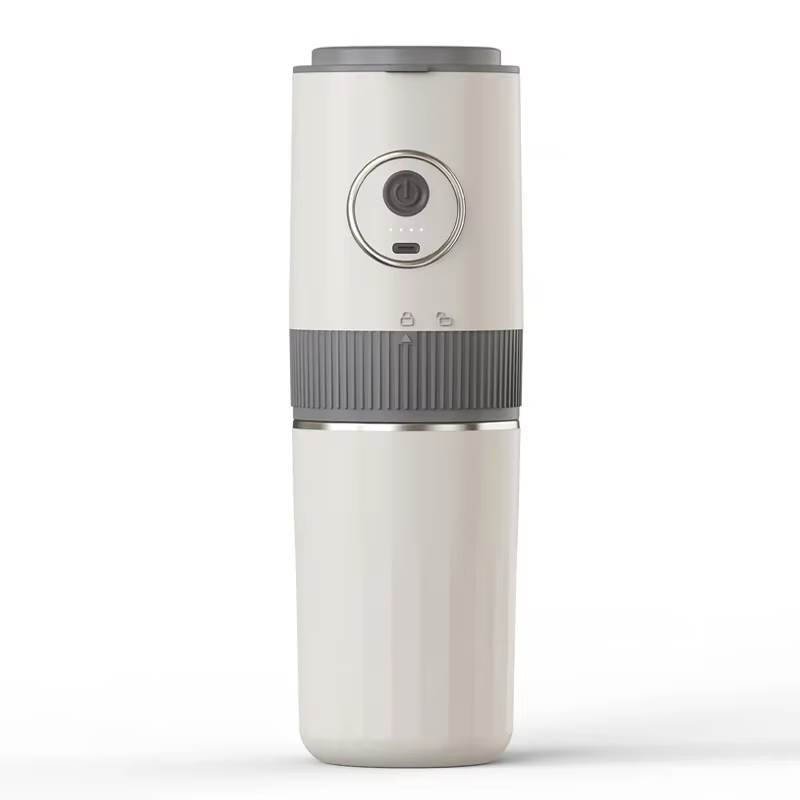 Machine à café tout-en-un idéale pour les voyages - Broyeur intégré, machine à expresso portable et