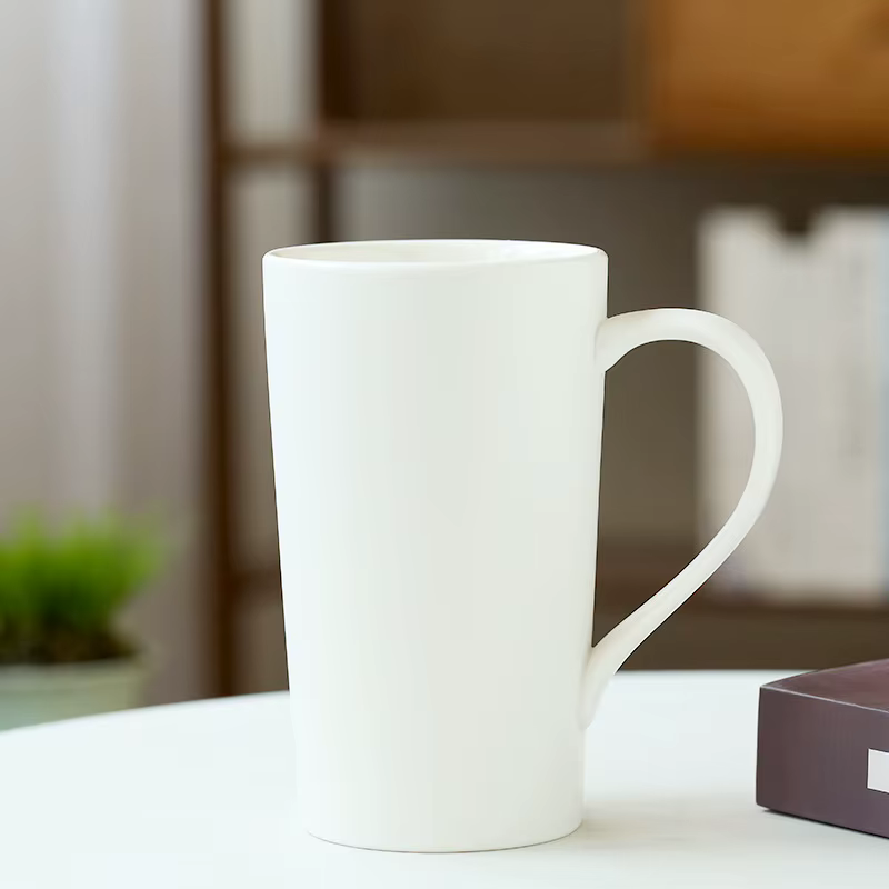 Tasse à café en céramique, lait, thé, eau, tasse créative avec poignée, verres, cuisine à domicile, 