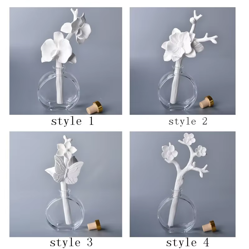 Diffuseur de fleurs en céramique, diffuseur de parfum, décoration de la maison