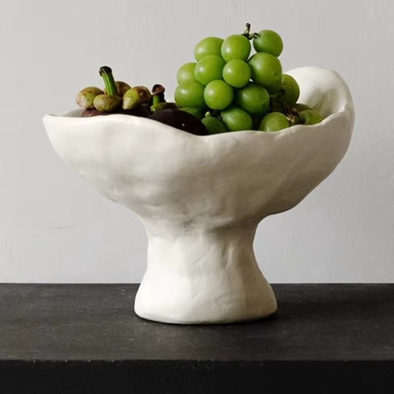 Bol à fruits décoratif, plateau esthétique nordique, plateaux de Table de luxe élégants, jolis assie