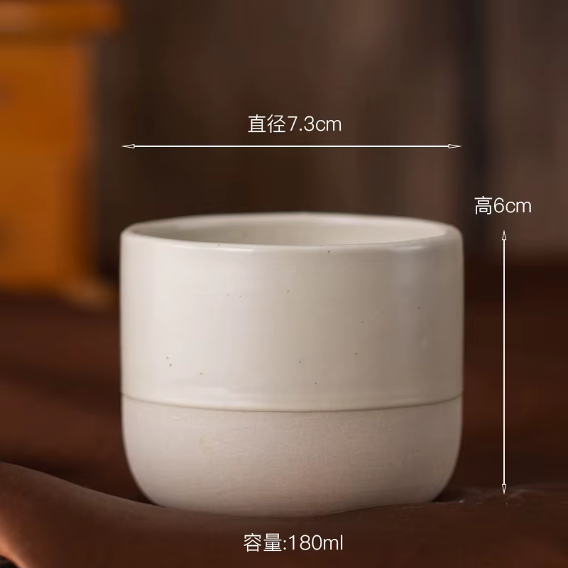 Tasse à expresso en céramique créative 6oz 180ml tasse à café au thé Kungfu en céramique