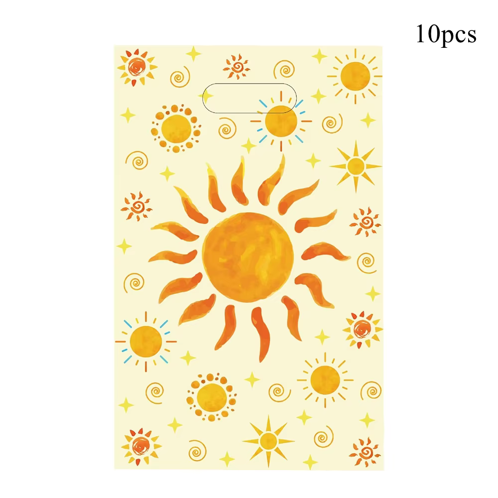 1 ensemble bohème soleil vaisselle jetable assiettes en papier tasses pour bohème soleil 1er joyeux