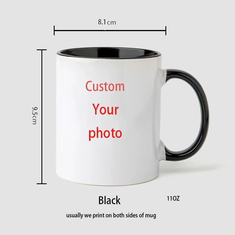 Tasse personnalisée avec votre photo, tasse de texte avec logo avec nom personnalisé, tasses à café