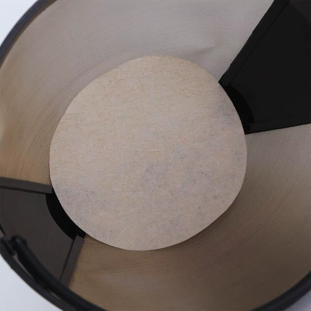 Papier filtre à café rond pour cafetière expresso, 100 pièces, 56, 60, 68mm, moka