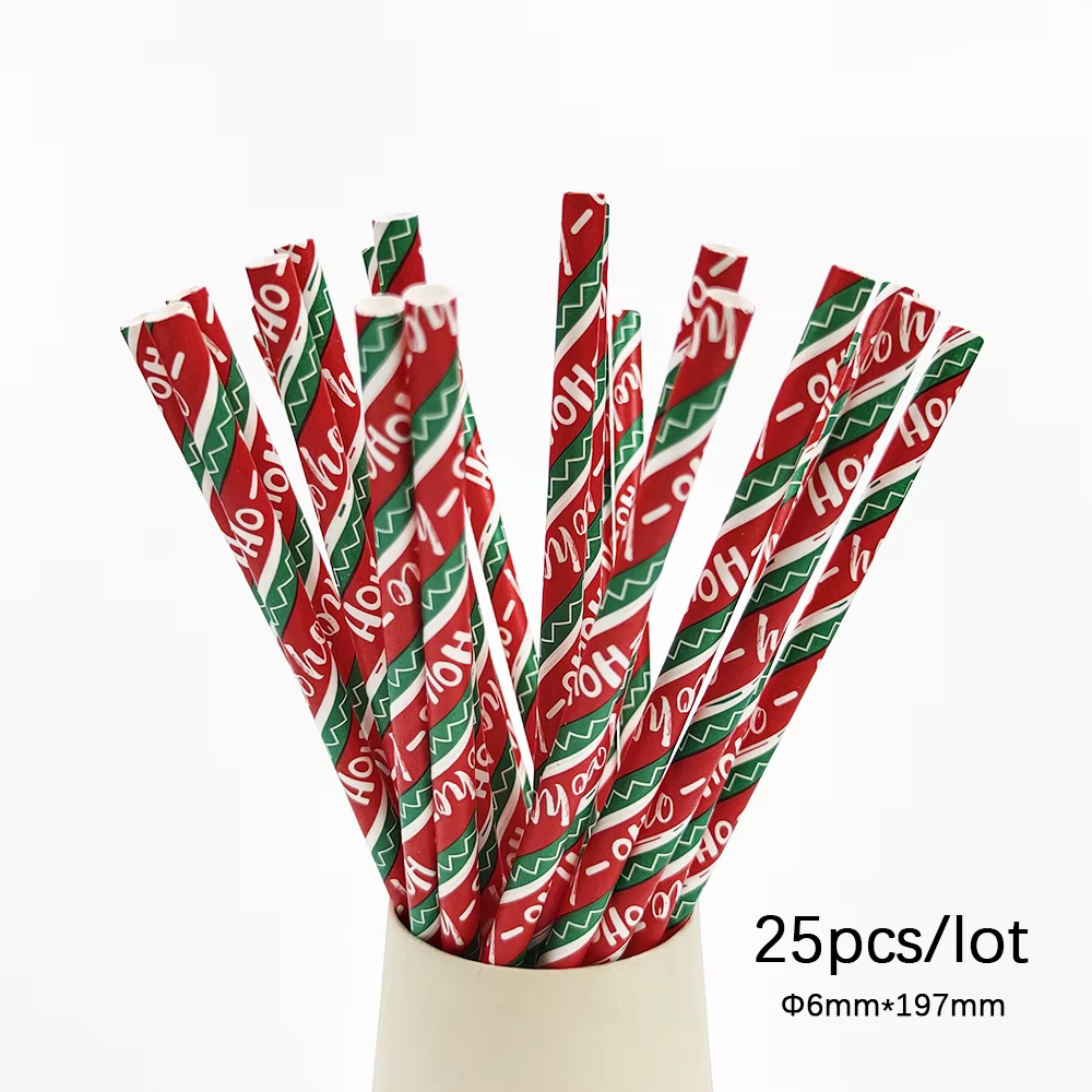 Vaisselle jetable de joyeux noël, assiettes, gobelets, serviettes, banderole, décoration de fête