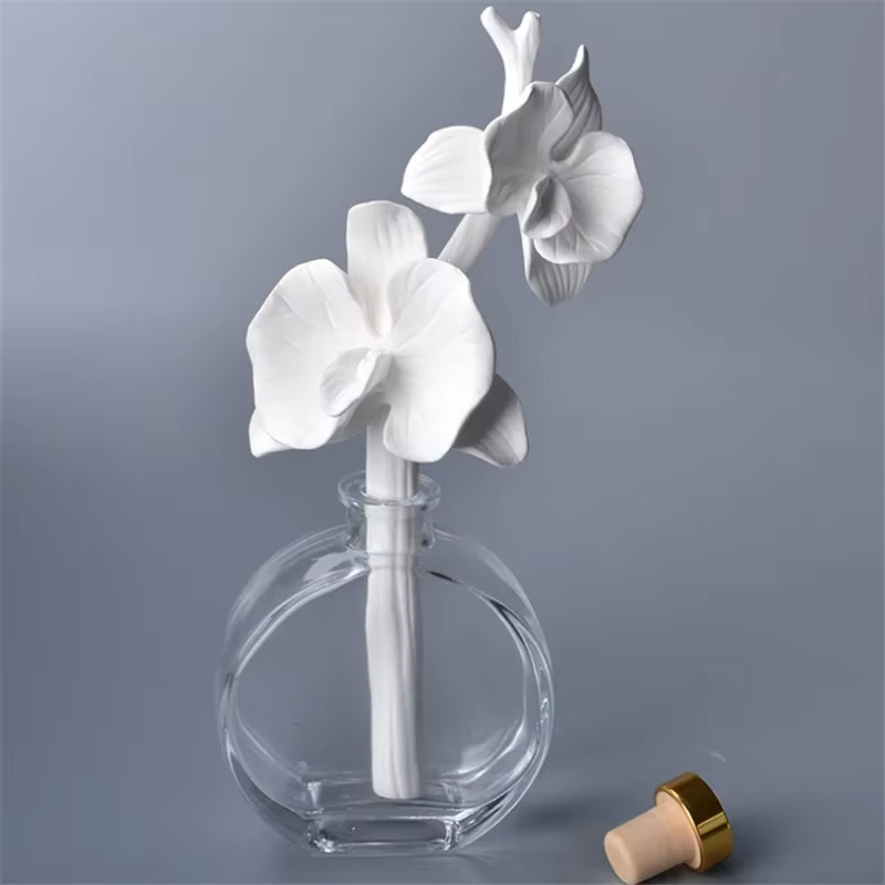 Diffuseur de fleurs en céramique, diffuseur de parfum, décoration de la maison