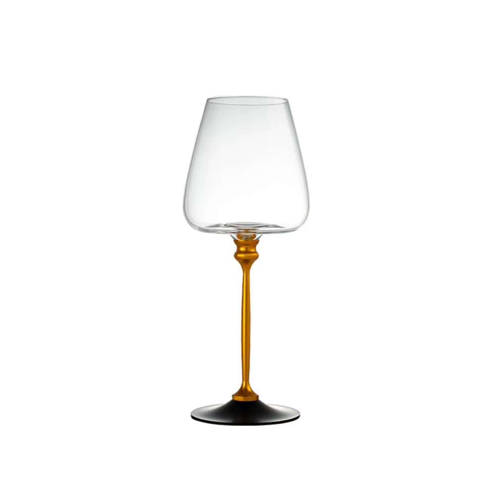 Verres à vin rotatifs uniques en verre transparent 500 ml, base épaissie, gobelet en cristal, suppor