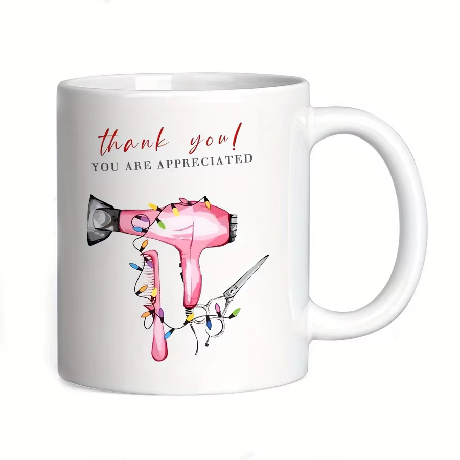 1 pièce, tasse à café en céramique, passe au lave-vaisselle, cadeau idéal pour les coiffeurs, les pr