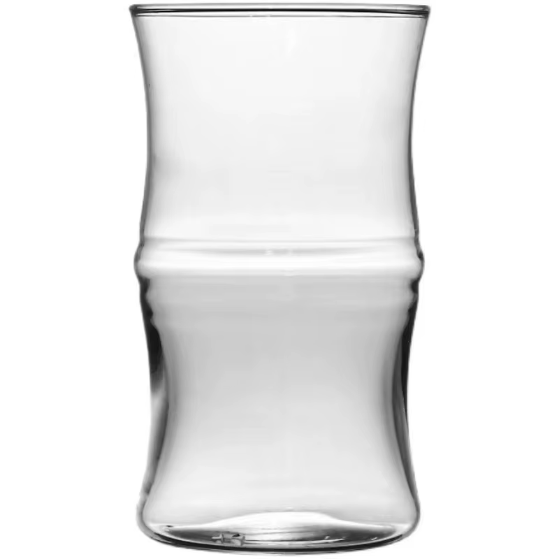 Verre à café en forme de bambou, grande capacité, tasse à eau, verres à boire transparents, tasse à 