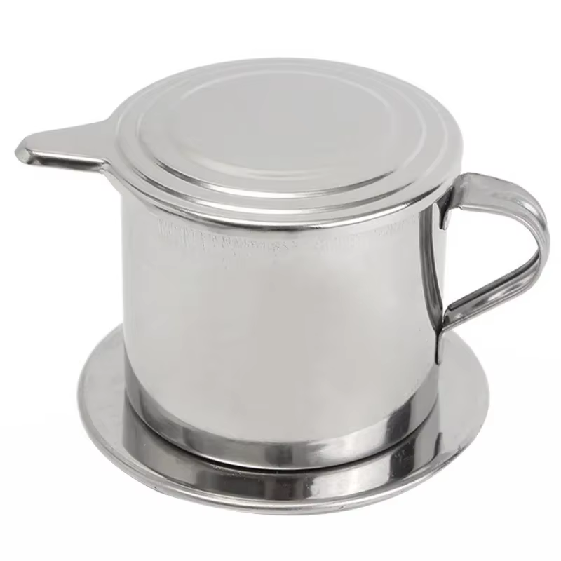 Filtre à café en acier inoxydable, tasse à infuser, goutteur de café vietnamien, Pot Portable, passo