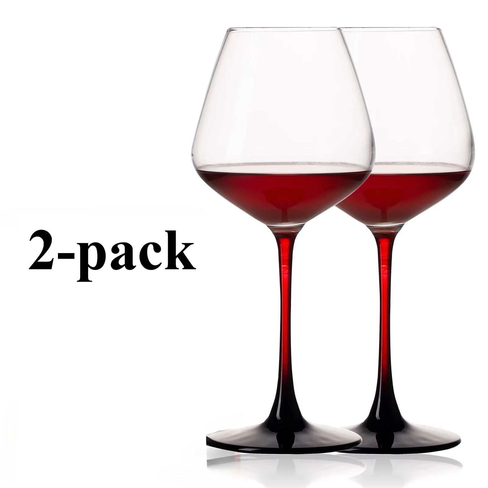 2 pièces léger luxe Premium tasse en cristal ensemble de verres à vin rouge grand verre fête verres 