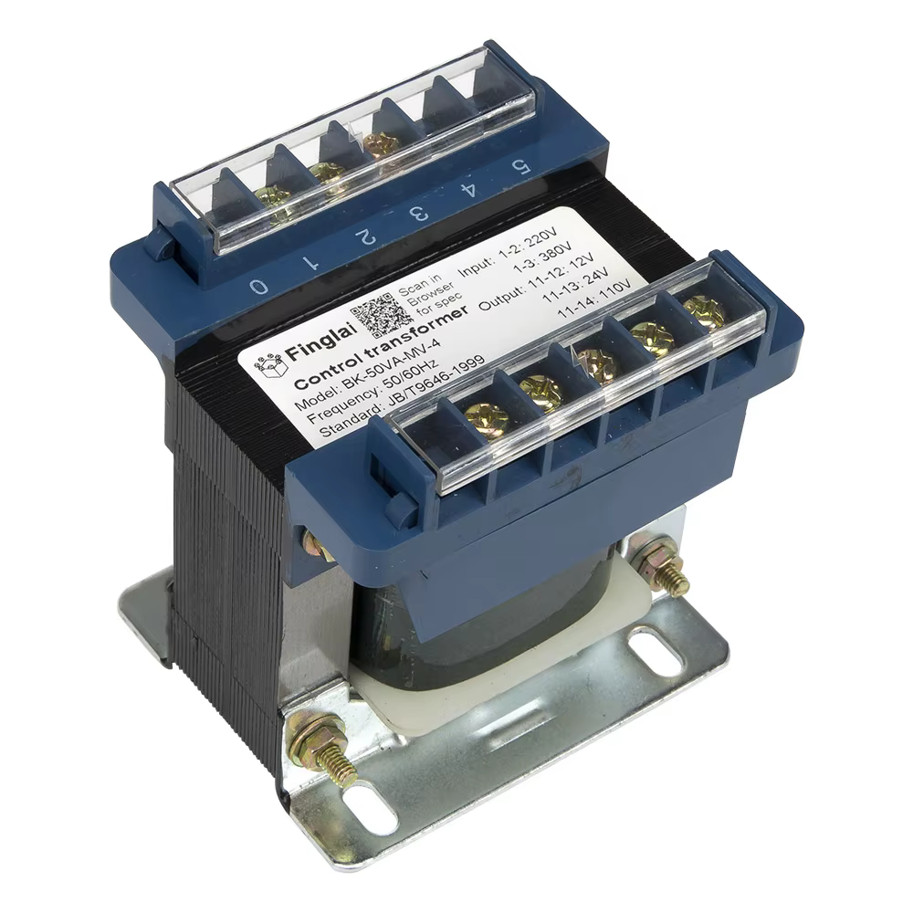 Transformateur de puissance de contrôle de type BK-50VA 50W BK, entrée 220V/380V, entrée 220V 110V 3