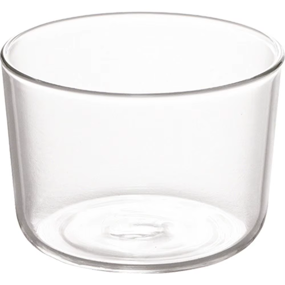 Gobelet à pudding en verre pratique, transparent, de forme ronde, bols de service, plateau à dessert