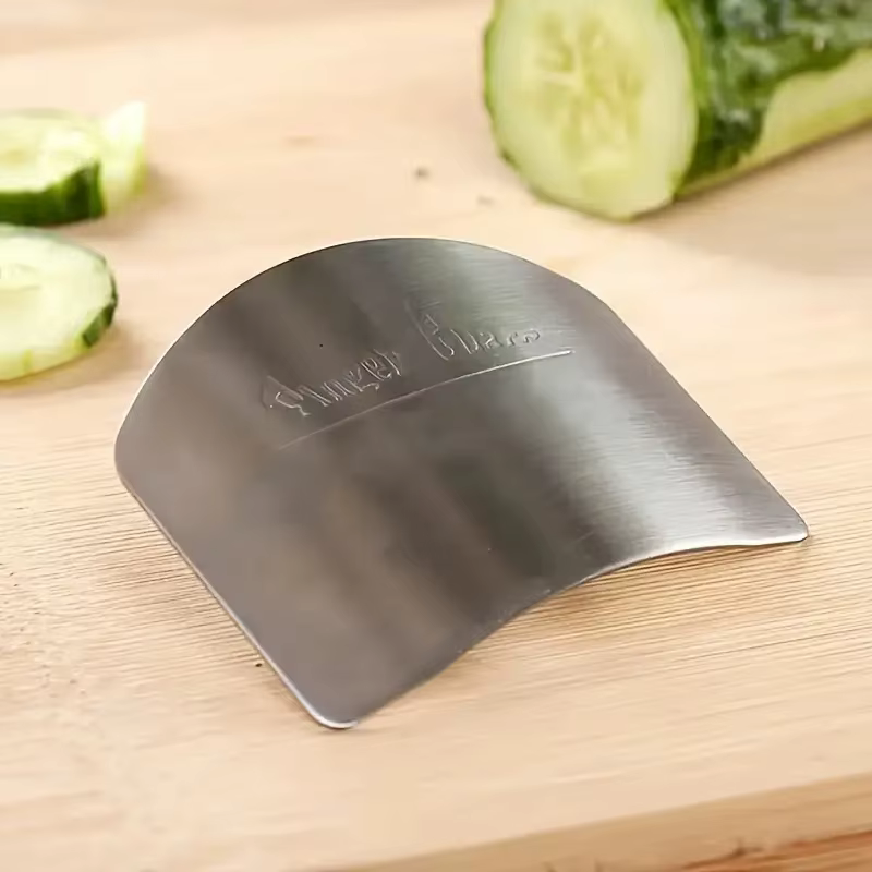 Protège-doigts en acier inoxydable pour coupe de légumes, protège-mains, gadget de cuisine, housse d
