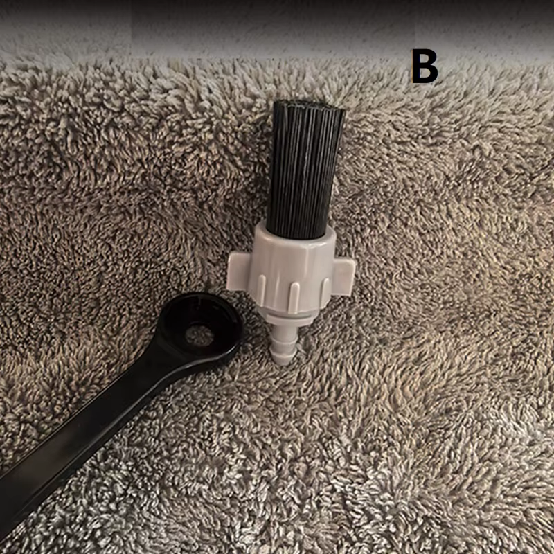 Brosse de nettoyage à la vapeur pour café, brosse de nettoyage réglable pour tête de machine à expre