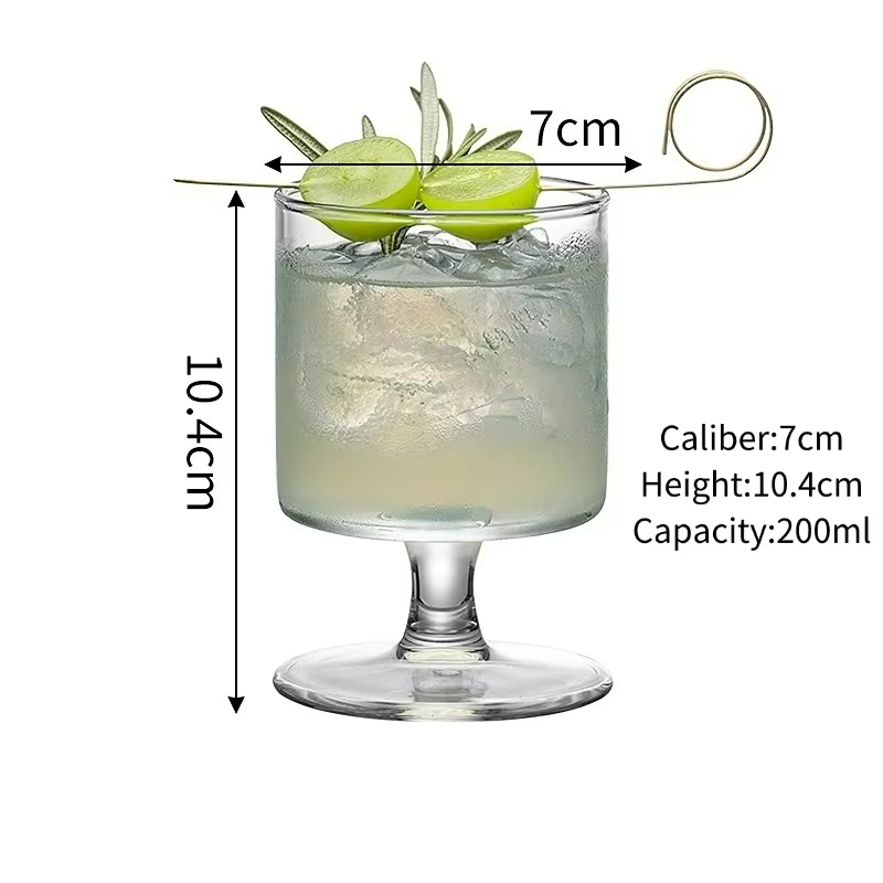 Gobelet en verre droit transparent, verres à cocktail créatifs, coupe à jus mince, coupe à champagne