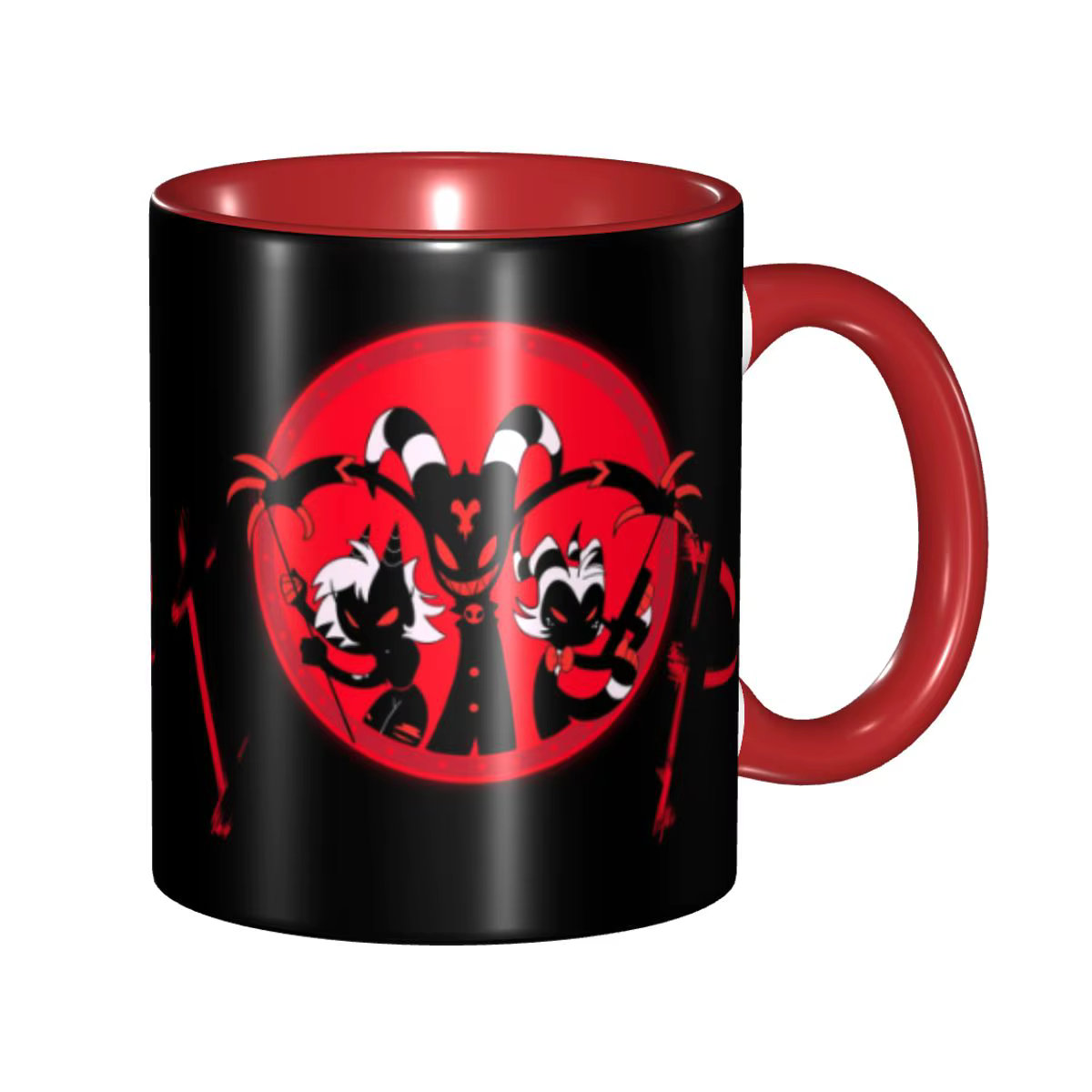 Helluva Boss Logo tasses à café bricolage personnalisé humoristique dessin animé film tasse en céram