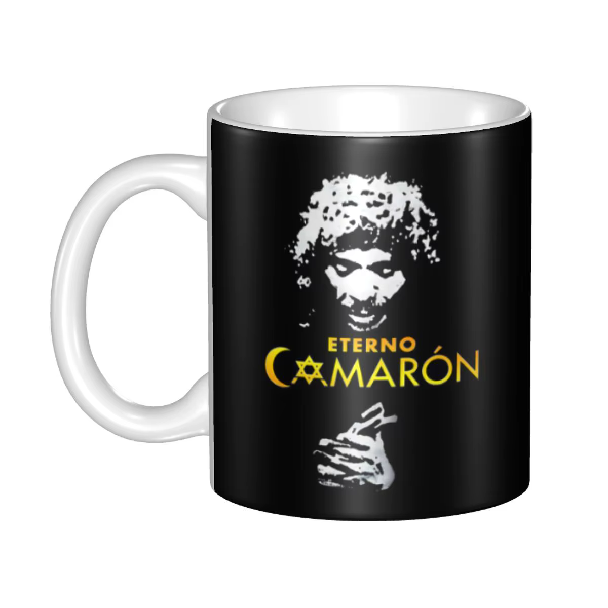 Tasses à café Flamenco Singer Camaron De La Isla, tasse en céramique personnalisée, cadeau créatif