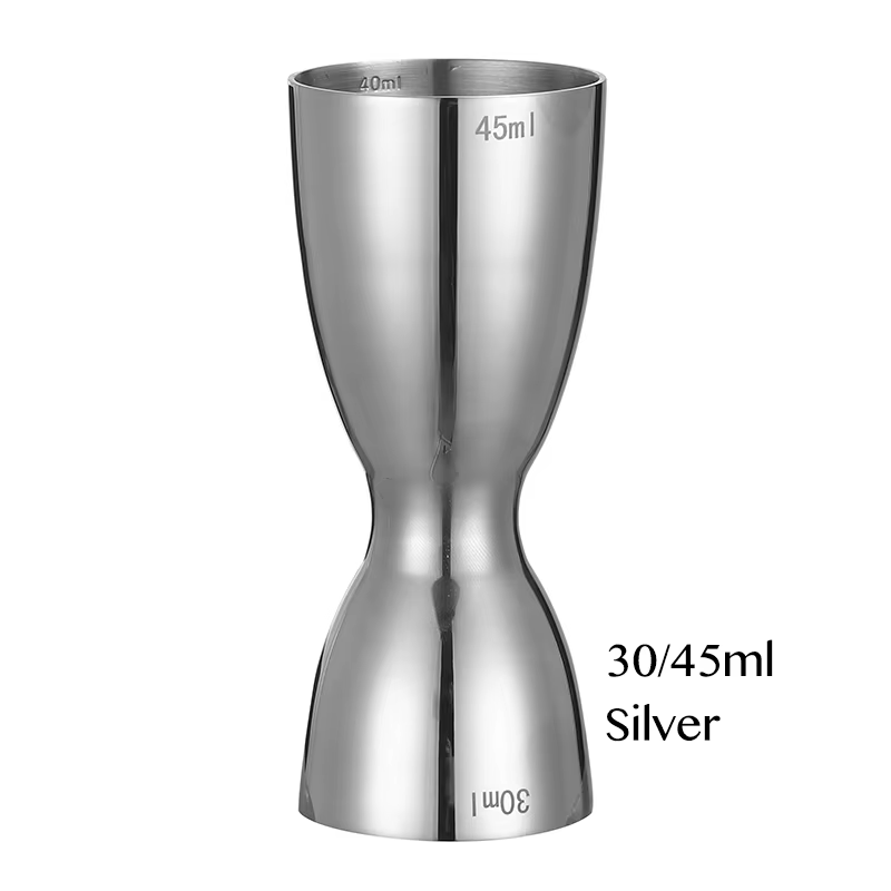 30ml 45ml Cocktail Jigger Bar mesure Jigger acier inoxydable